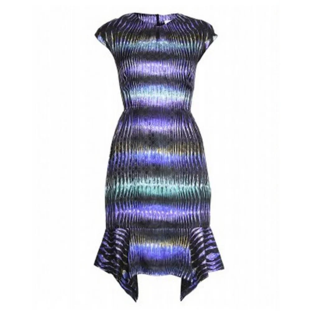 Peter Pilotto Digitally Printed Silk Dress ALT ASO Blair Waldorf